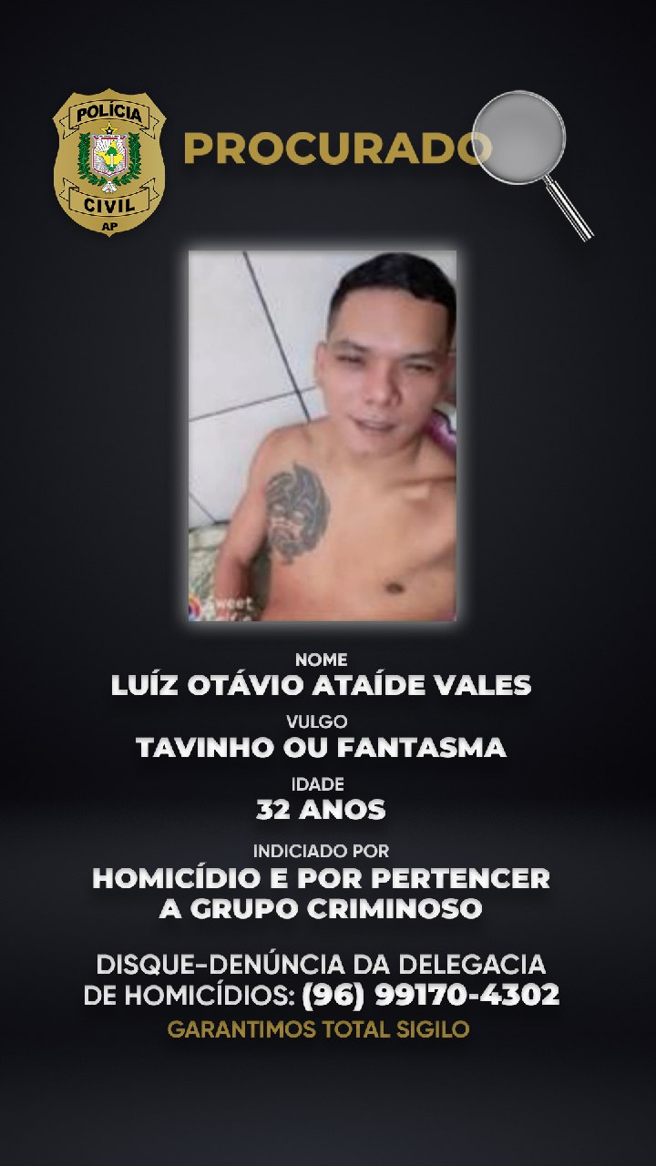 POLÍCIA CIVIL PEDE AJUDA DA POPULAÇÃO PARA LOCALIZAR TRÊS INTEGRANTES DE GRUPO CRIMINOSO INDICIADOS POR HOMICÍDIO 